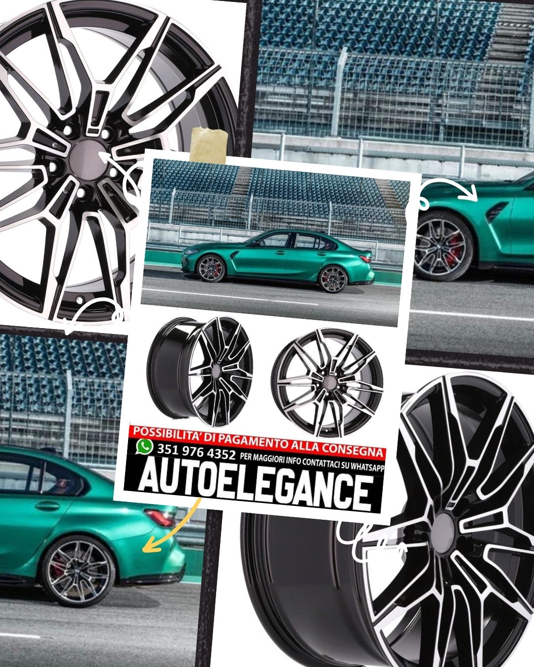 ALLOY WHEEL 19" Suitable for VW BMW CADILLAC CHEVROLET HONDA LAND ROVER LEXUS MINI OPEL SAAB TESLA TOYOTA