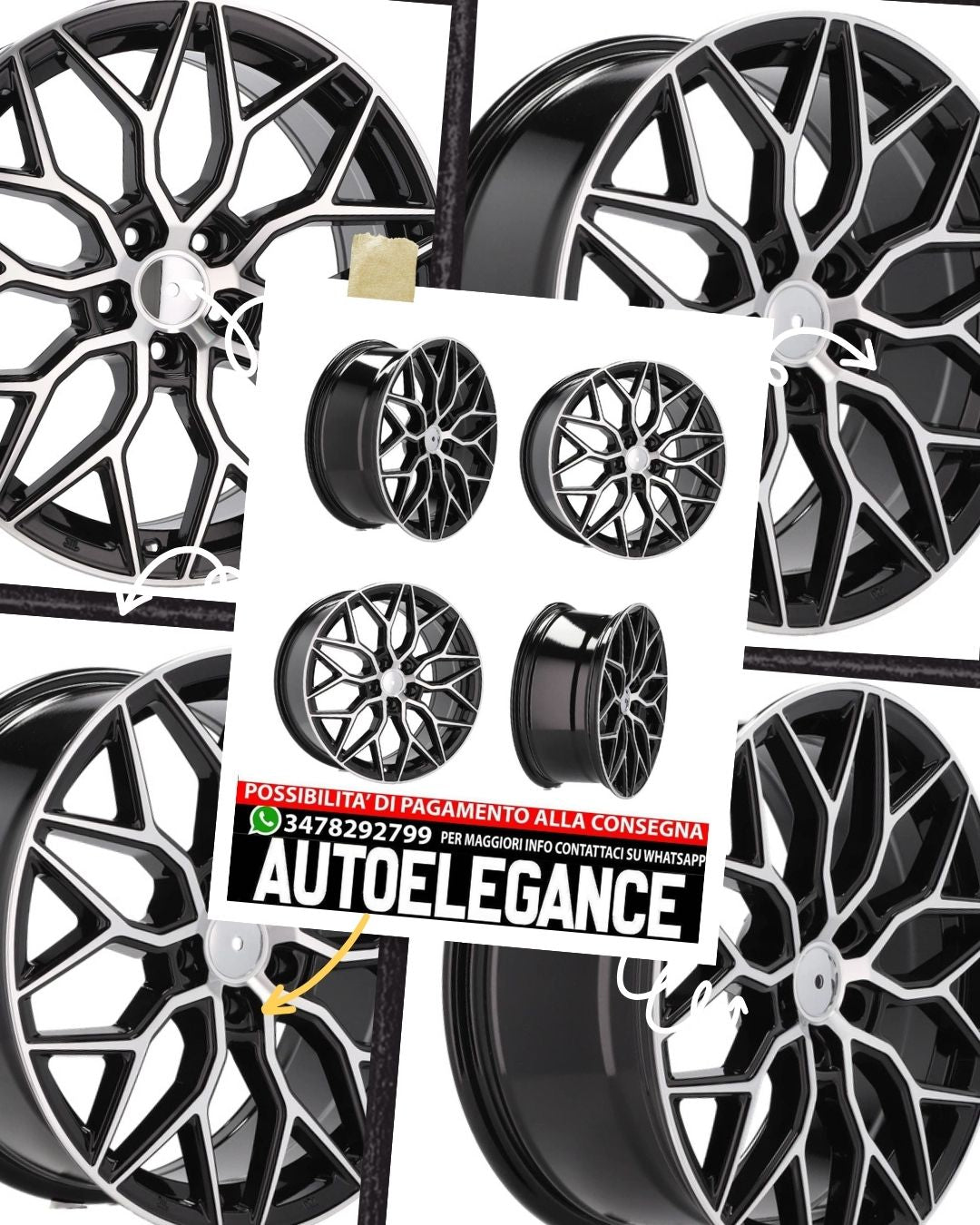 CERCHI CERCHIO IN LEGA 17" Adatto per VW LEXUS SKODA SUBARU ROVER