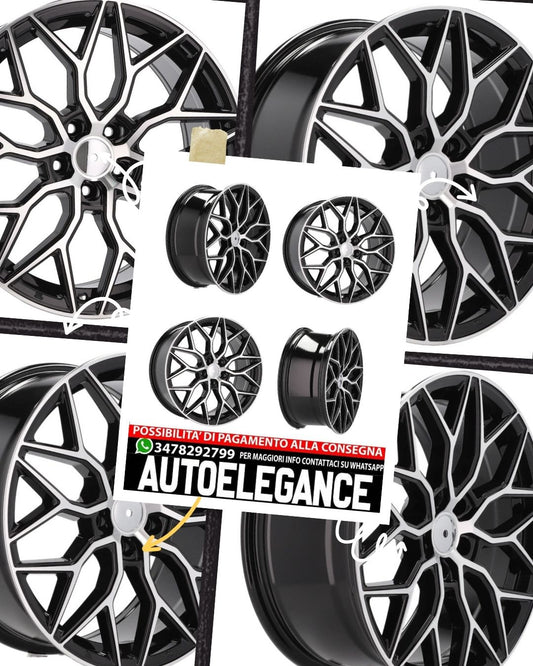 CERCHI CERCHIO IN LEGA 17" Adatto per VW AUDI CHRYSLER SEAT TOYOTA