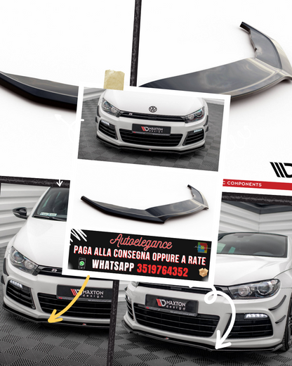 SPLITTER ANTERIORE adatto per VW SCIROCCO R VER2
