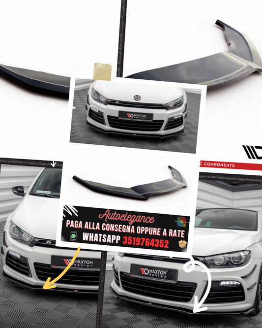 SPLITTER ANTERIORE adatto per VW SCIROCCO R VER2