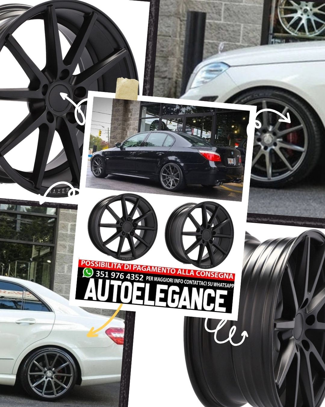 ALLOY WHEEL 19" Suitable for VW AUDI BMW CUPRA FORD INFINITI MERCEDES MINI SEAT SKODA SSANGYONG TOYOTA