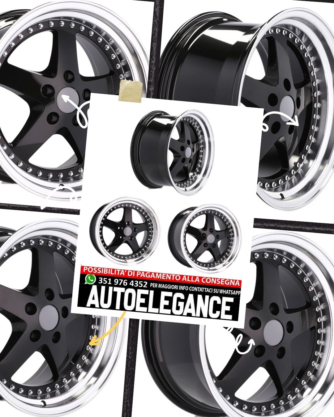 ALLOY WHEEL 18" Suitable for VW BMW CADILLAC CHEVROLET HONDA LAND ROVER LEXUS MINI OPEL SAAB