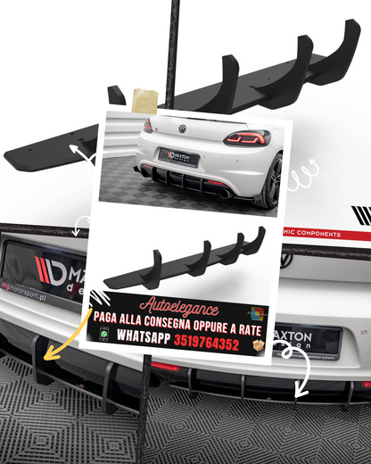 STREET PRO DIFFUSORE POSTERIORE adatto per VOLKSWAGEN SCIROCCO R MK3