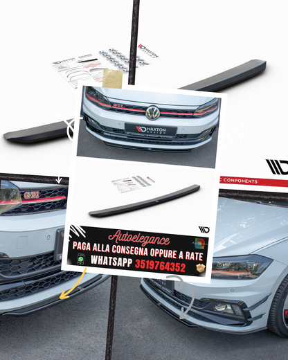 SPLITTER ANTERIORE V.4 adatto per VW POLO GTI MK6