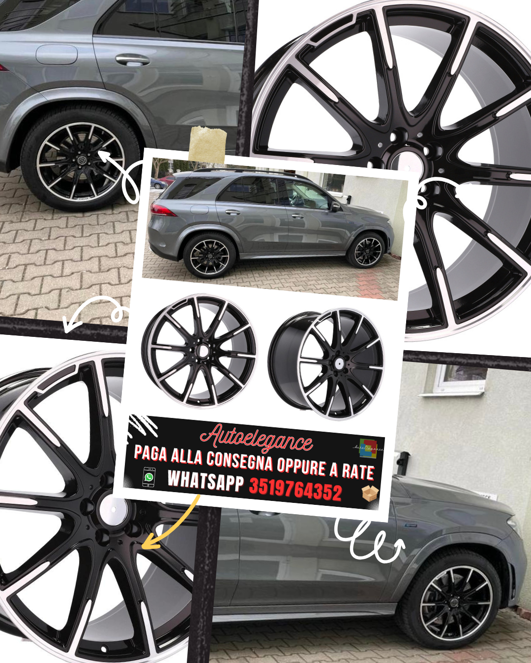 ALLOY WHEEL 20" Suitable for MERCEDES 
