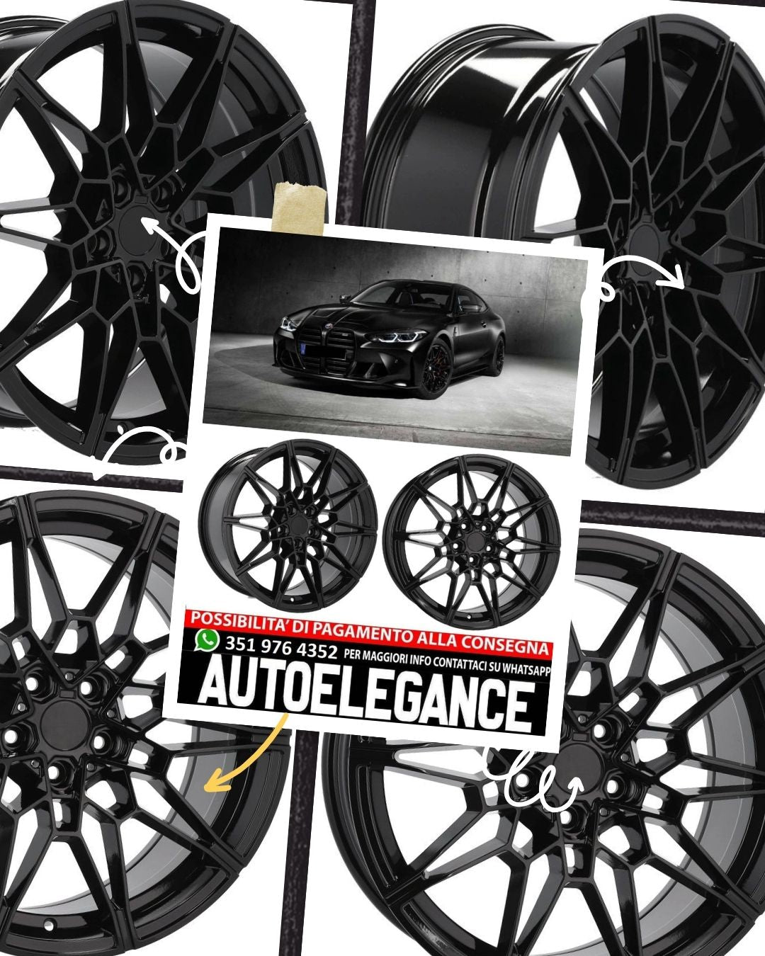 ALLOY WHEEL 19" Suitable for VW BMW CADILLAC CHEVROLET HONDA LAND ROVER LEXUS MINI OPEL SAAB TESLA TOYOTA