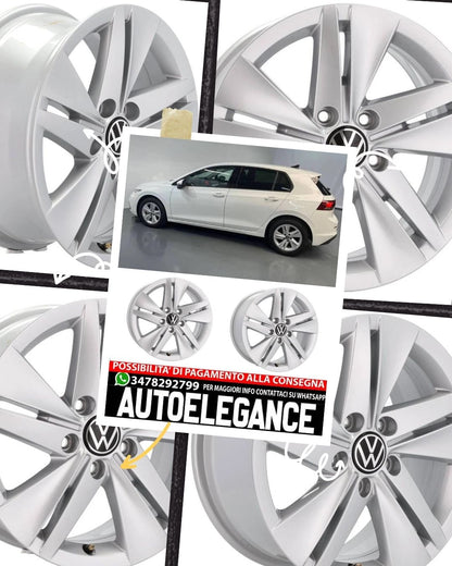 CERCHI CERCHIO IN LEGA 16" Adatto per VW AUDI SKODA SEAT FORD