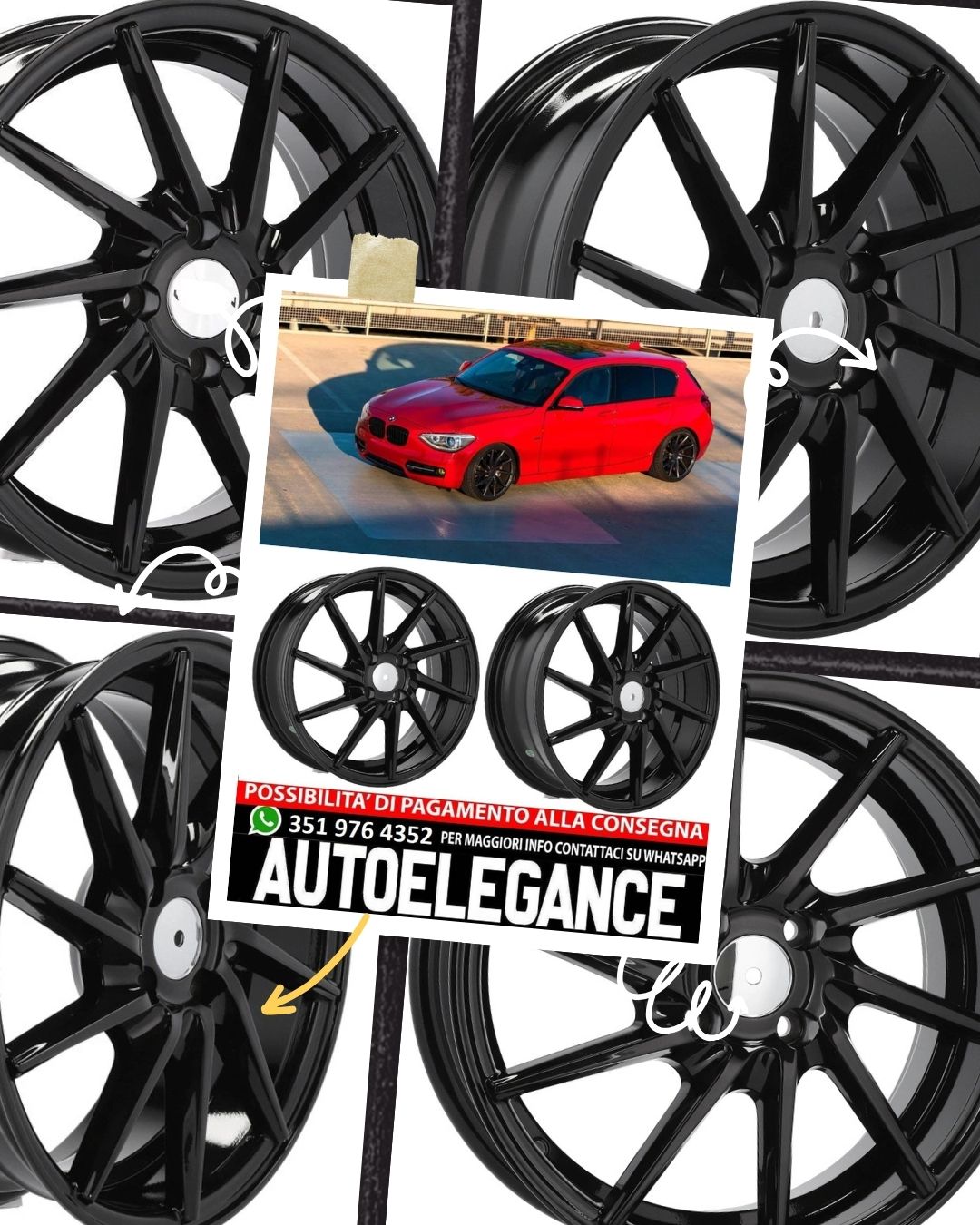 ALLOY WHEEL 16" Suitable for VW MERCEDES MINI MITSUBISHI NISSAN OPEL PEUGEOT RENAULT ROVER SEAT SKODA SMART SUBARU SUZUKI TOYOTA