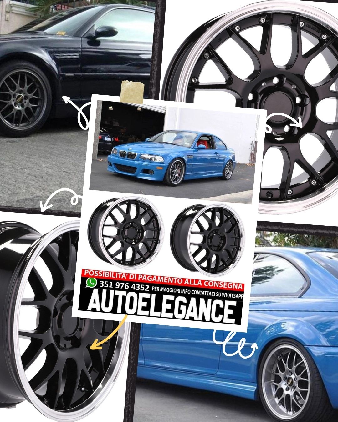 ALLOY WHEEL 18" Suitable for VW BMW CADILLAC CHEVROLET HONDA LAND ROVER LEXUS MINI OPEL SAAB