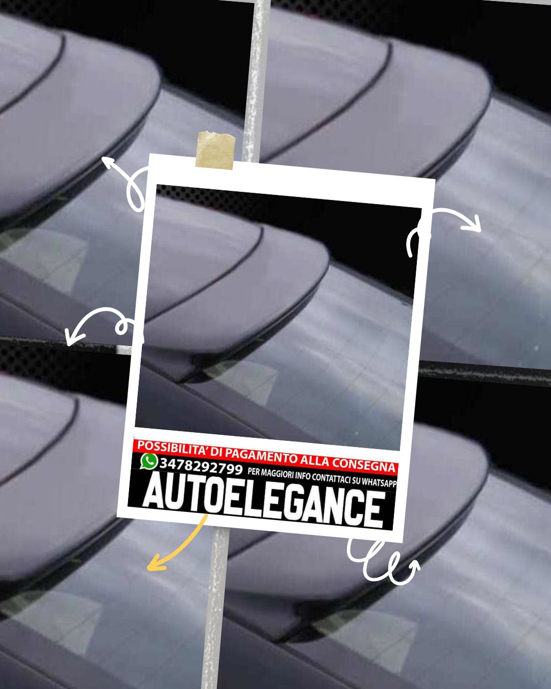 SPOILER adatto per BMW 5 E39 1995-2004