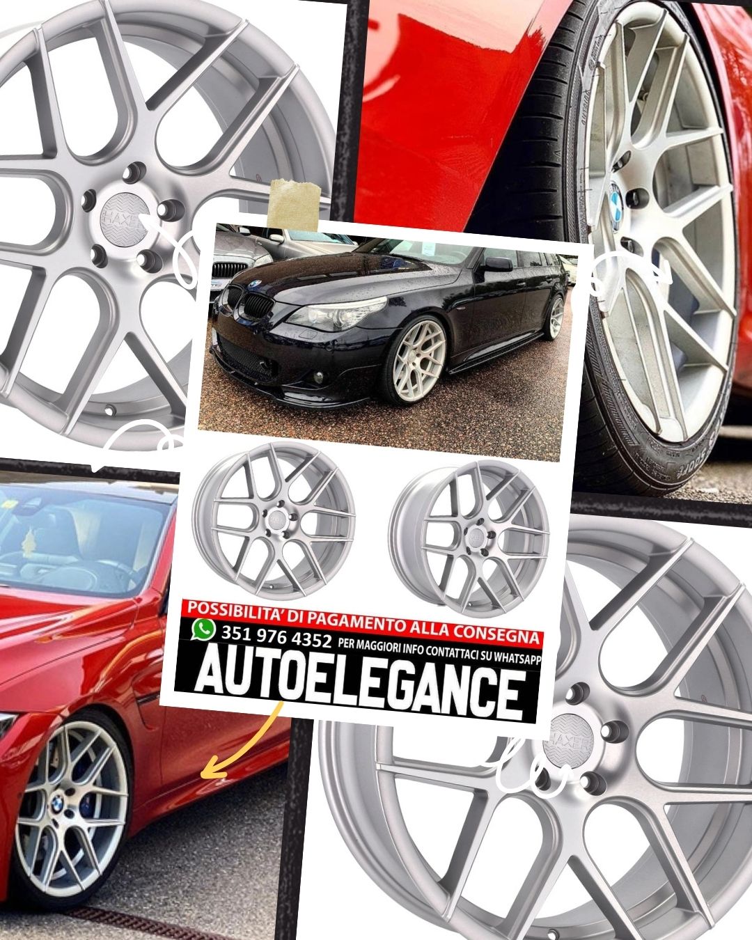 ALLOY WHEEL 20" Suitable for VW BMW CADILLAC CHEVROLET HONDA LAND ROVER LEXUS MINI OPEL SAAB TESLA TOYOTA