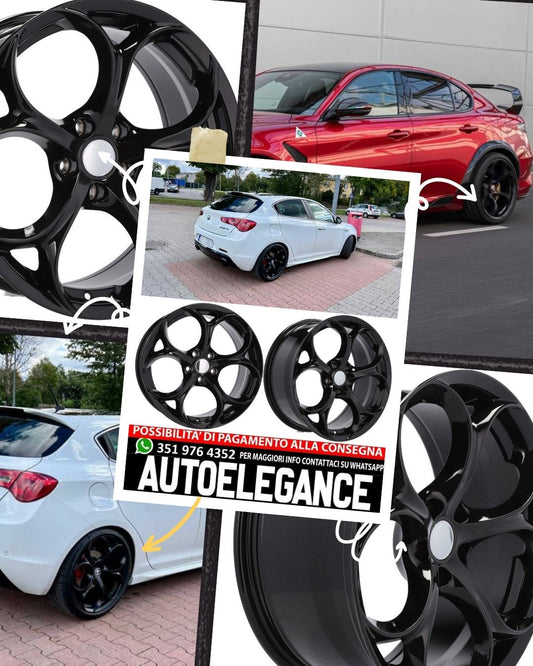 CERCHI CERCHIO IN LEGA 19"Adatto per ALFA ROMEO CHEVROLET  FIAT JEEP MASERATI OPEL SAAB