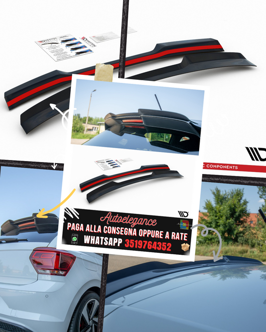 ESTENSIONE SPOILER adatto per VW POLO MK6 GTI