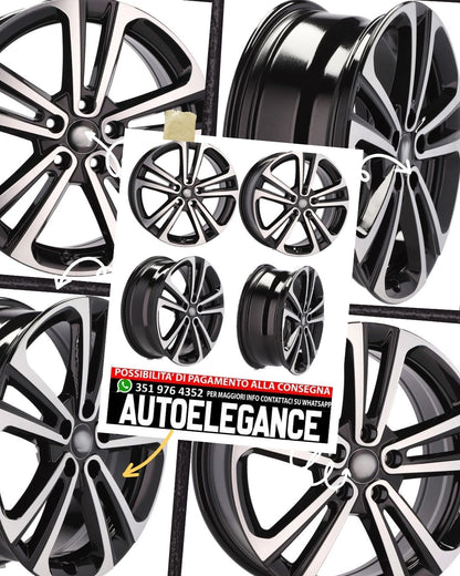 ALLOY WHEEL 17" Suitable for ALFA ROMEO CITROEN DS FIAT FORD JAGUAR LANCIA LAND ROVER LINCOLN MERCEDES OPEL PEUGEOT RENAULT SMART TOYOTA VOLVO