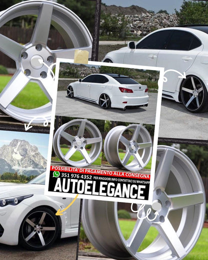 CERCHI CERCHIO IN LEGA 18"Adatto per AUDI BMW CHRYSLER CUPRA FORD INFINITI MERCEDES MINI SEAT SKODA SSANGYONG
