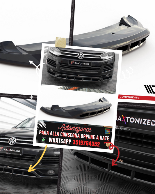 SPLITTER ANTERIORE adatto per VOLKSWAGEN TOUAREG MK2