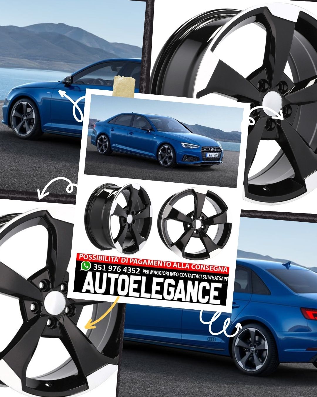 ALLOY WHEEL 17" Suitable for AUDI CHRYSLER LEXUS ROVER SEAT SKODA SUBARU TOYOTA VW 