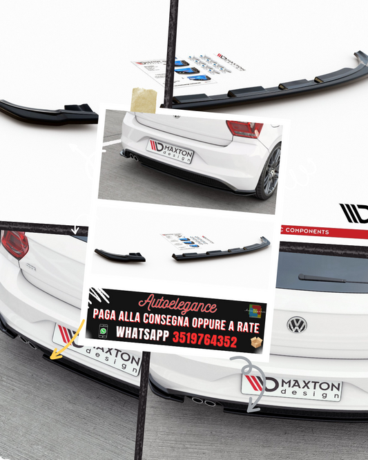 SPLITTER LATERALE POSTERIORE V.2 adatto per VW POLO GTI MK6