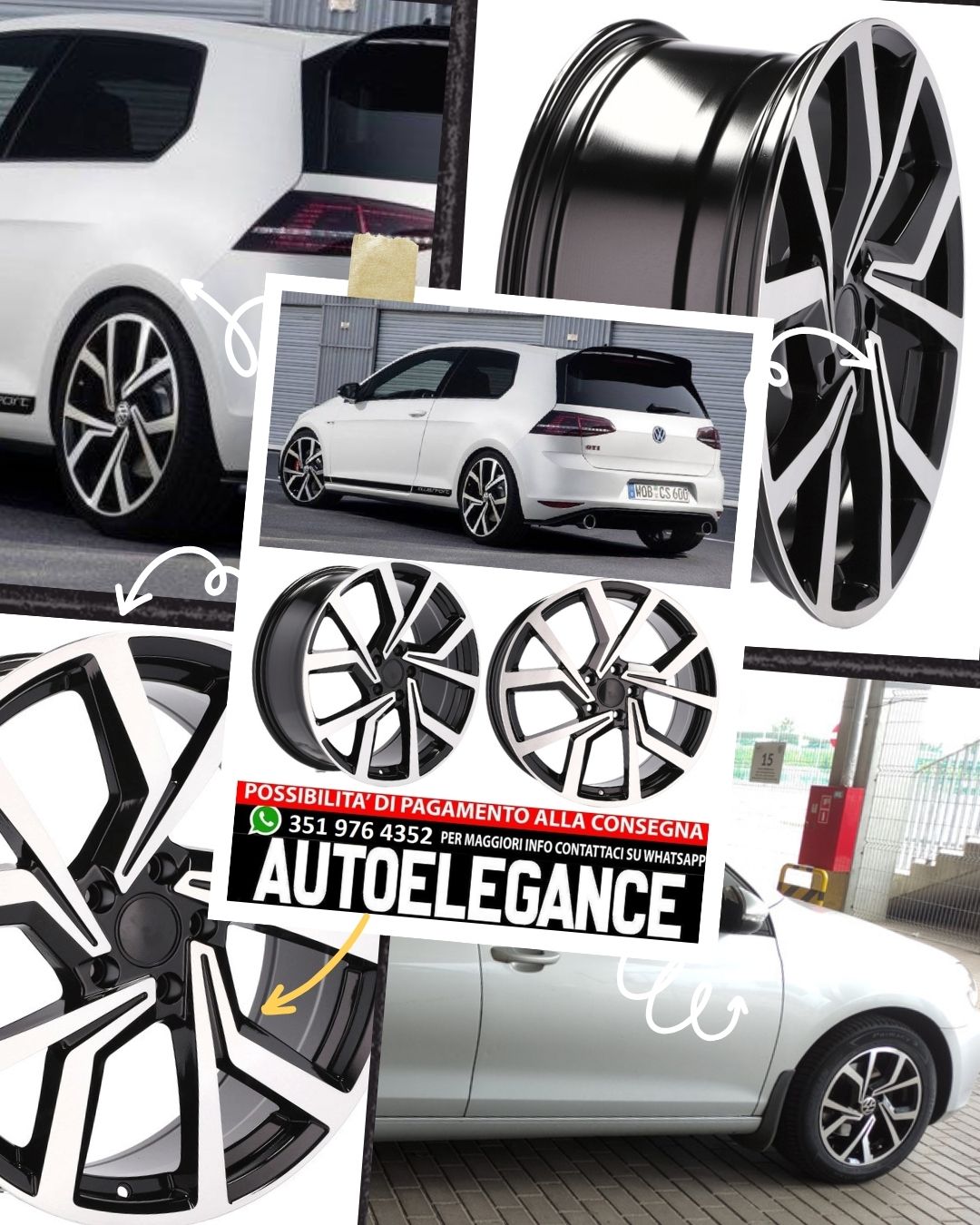 CERCHI CERCHIO IN LEGA 17"Adatto per AUDI CHRYSLER LEXUS ROVER SEAT SKODA SUBARU TOYOTA VW