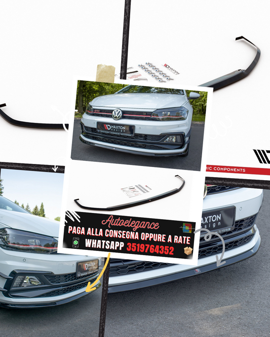 SPLITTER ANTERIORE V.3 ADATTO PER  VW POLO GTI MK6