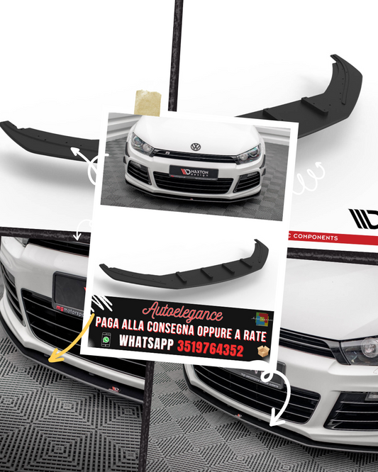 SPLITTER ANTERIORE STREET PRO adatto per VOLKSWAGEN SCIROCCO R MK3