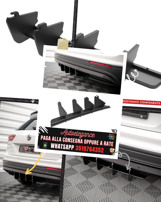 STREET PRO DIFFUSORE POSTERIORE ADATTO PER VOLKSWAGEN TIGUAN MK2