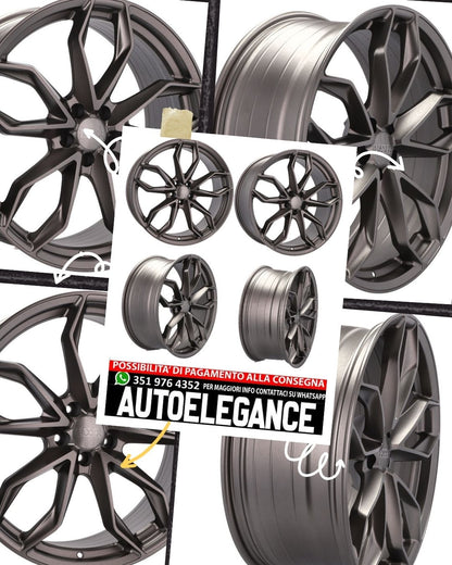 CERCHI CERCHIO IN LEGA 21"Adatto per AUDI BENTLEY BMW CUPRA INFINITI MERCEDES MINI SEAT SKODA SSANGYONG TOYOTA VW