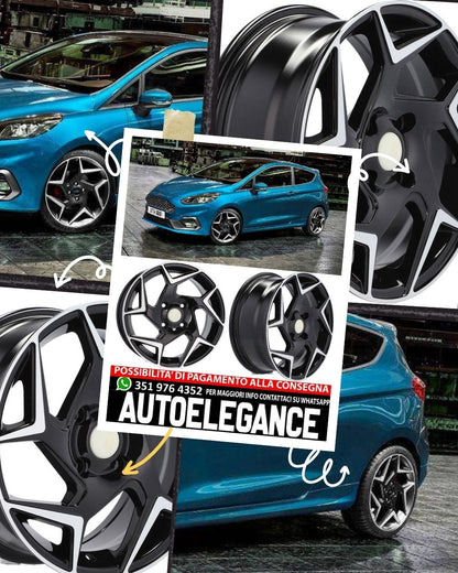 CERCHI CERCHIO IN LEGA 15"Adatto per AUDI FORD MAZDA