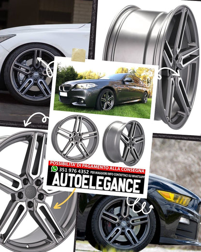 CERCHI CERCHIO IN LEGA 20"Adatto per AUDI BENTLEY BMW CHRYSLER CUPRA INFINITI MERCEDES MINI SEAT SKODA SSANGYONG TOYOTA VW