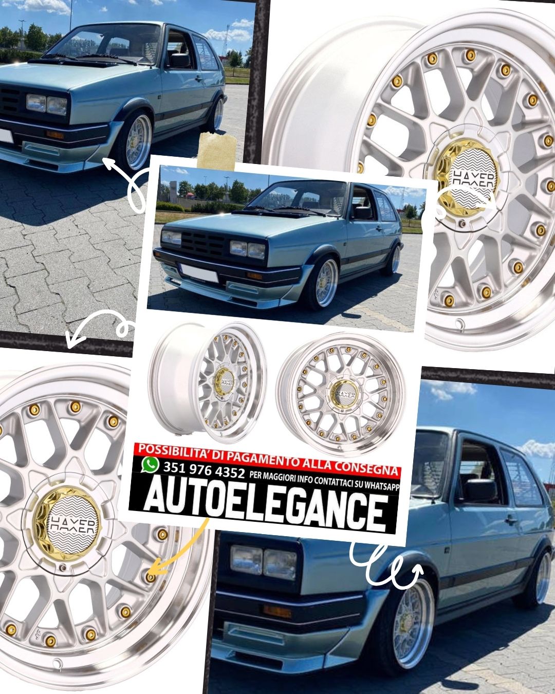 ALLOY WHEEL 16" Suitable for AUDI BMW 