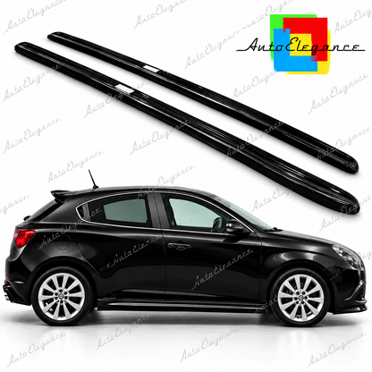 👉ART.1854  SOTTO MINIGONNE ADATTO PER ALFA ROMEO GIULIETTA 10-20 NERO LUCIDO👈