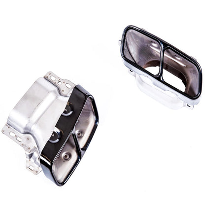 Terminali Scarico adatto per Mercedes A-Class (W176) CLA (W117) GLA (X156)
