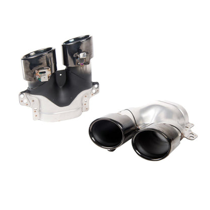 Terminali di Scarico adatto per Mercedes C-Class W205 GLC X253, C253