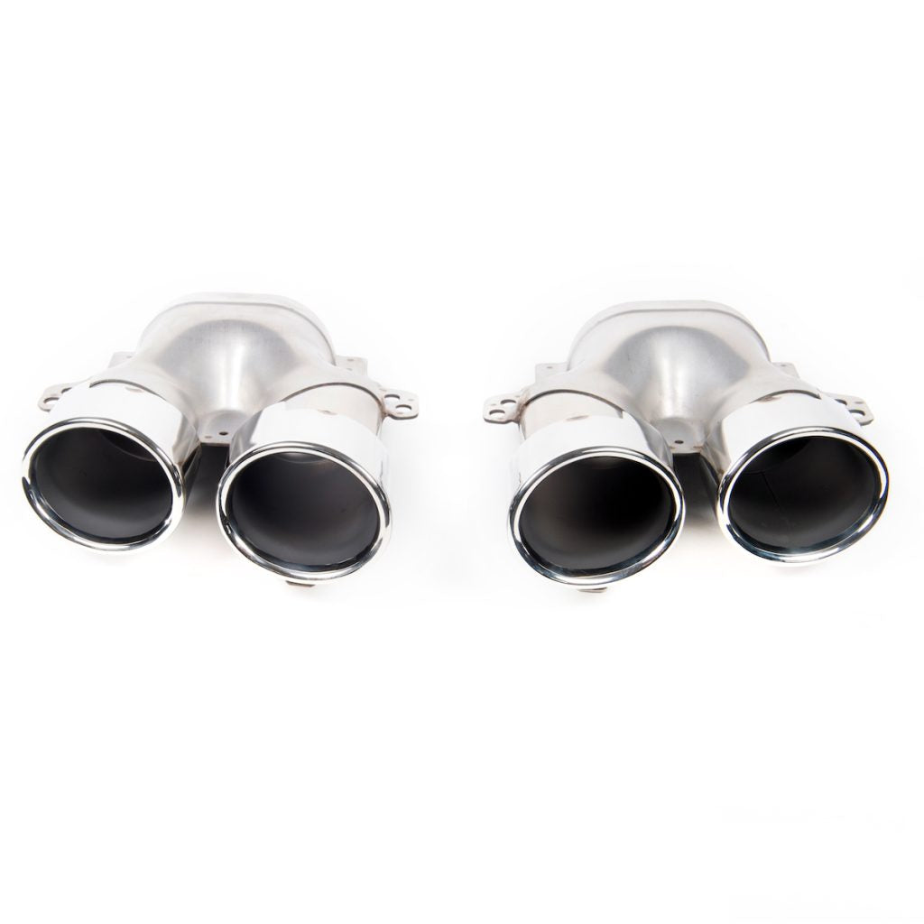 Terminali di Scarico adatto per Mercedes C-Class W205 GLC X253, C253