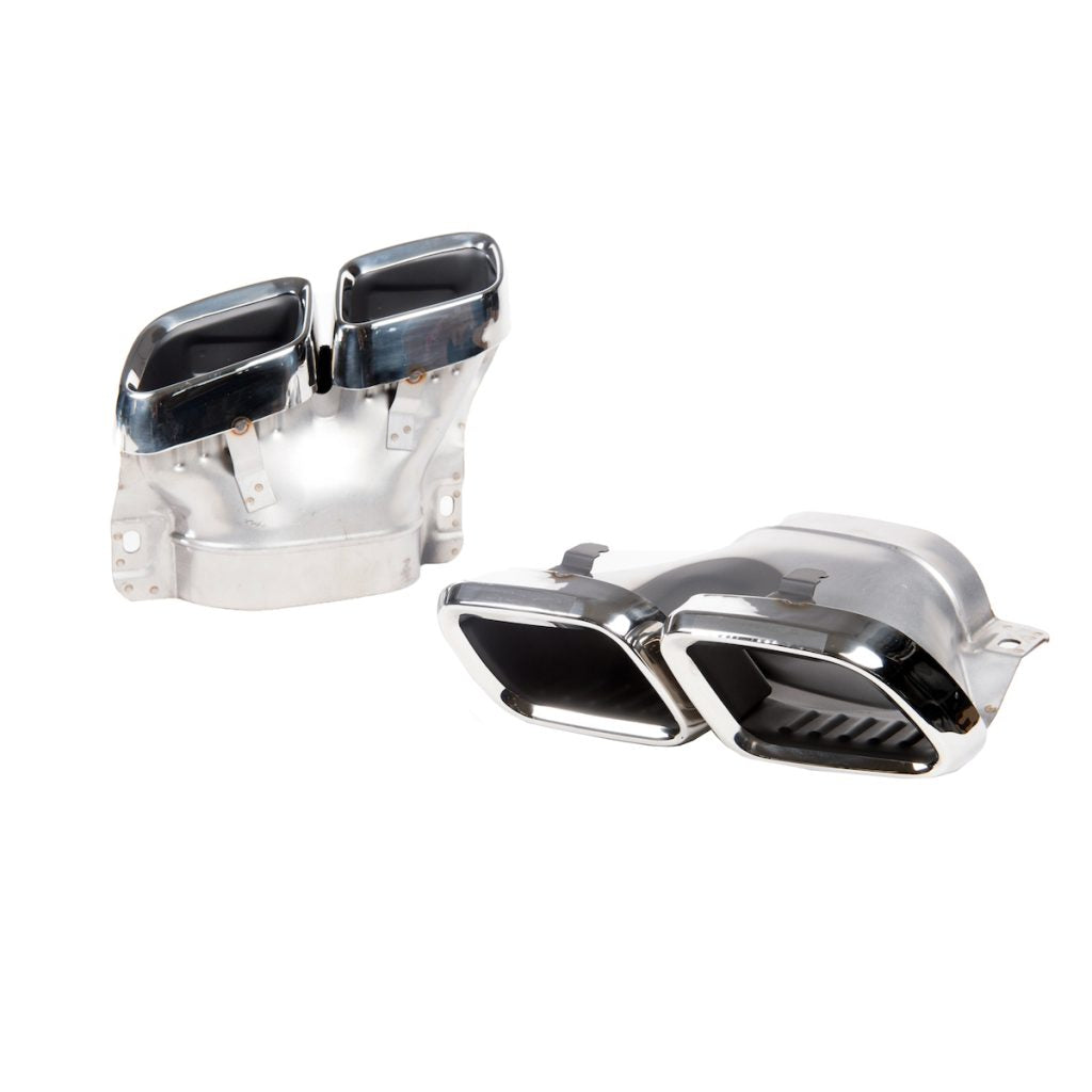 Terminali di Scarico adatto per Mercedes C-Class W205 GLC X253, C253