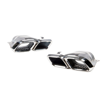 Terminali di Scarico adatto per Mercedes C-Class W205 GLC X253, C253