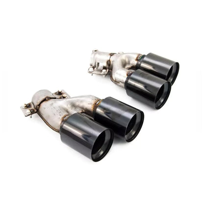 ART.3752 Terminali di scarico M5 Look per Bmw 5 (G30) (2016-2020) Nero