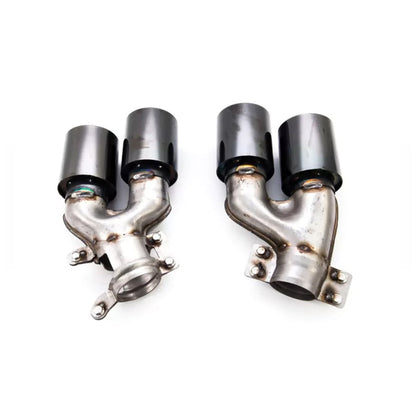 ART.3752 Terminali di scarico M5 Look per Bmw 5 (G30) (2016-2020) Nero