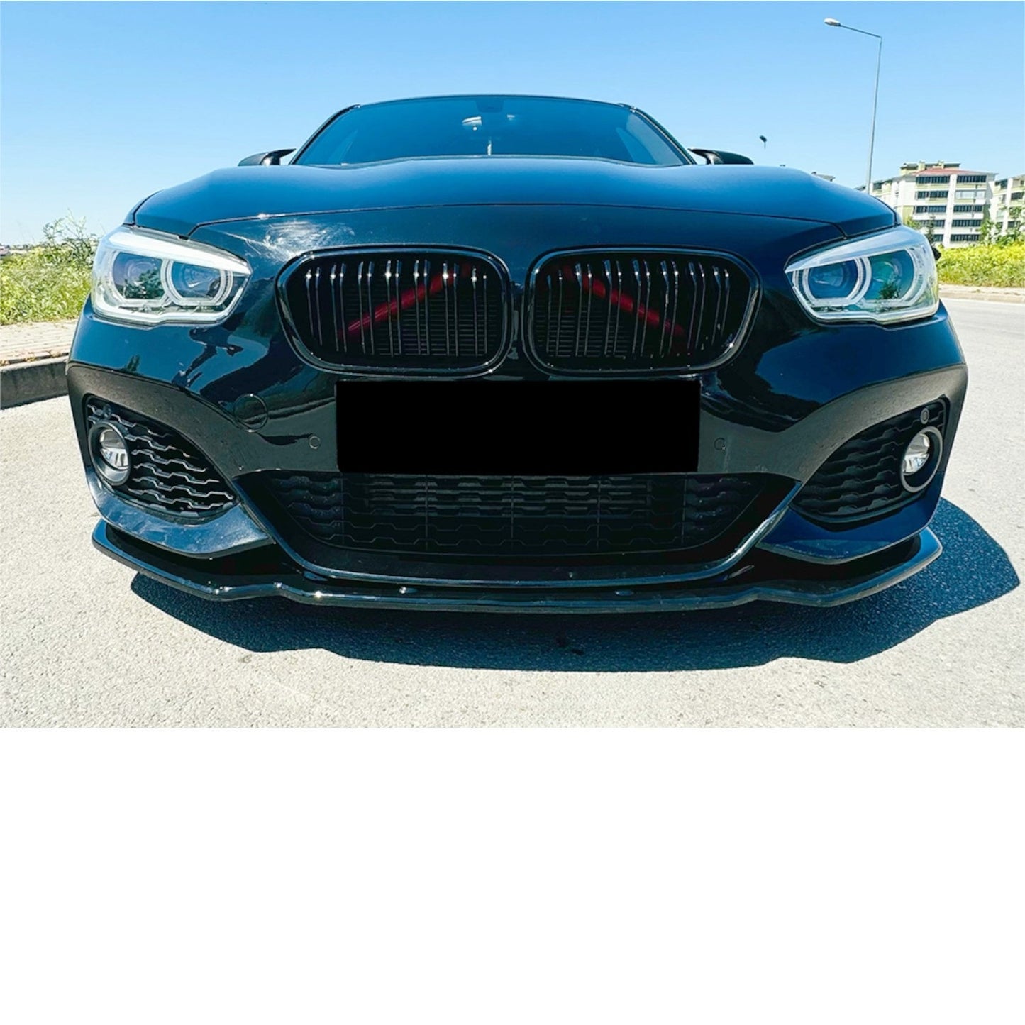 💕SPLITTER  BMW SERIE 1 F20 F21 LCI FACELIFT  NERO  LUCIDO 15-19💕