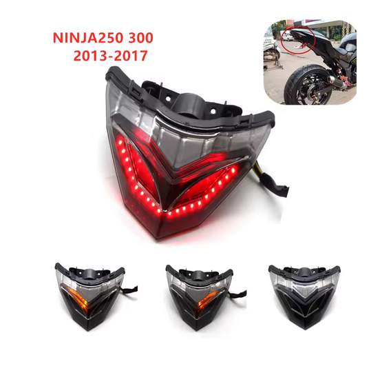 💕ART.7915  Fanali posteriori a LED con frecce KAWASAKI NINJA 250 300 300R Z30💕