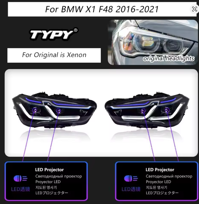Fari full LED adatto per BMW X1 F48 2016-2021