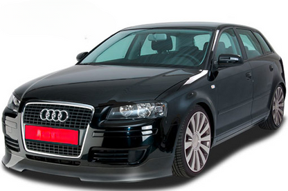 SOTTO Paraurti anteriore adatto per Audi A3 8P / A3 8PA Sportback vetroresina