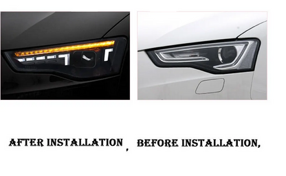 ART.4924 FARI ANTERIORI +POSTERIORI Audi A5 LED 2013-2016