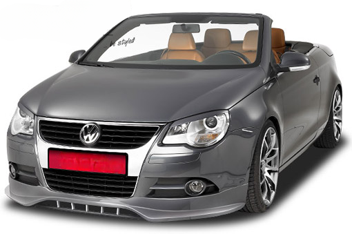 SPOILER SPILTTER SUITABLE FOR VW EOS GLOSSY BLACK SPORTY DESIGN