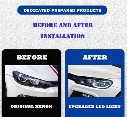 ART.4861 FARI ANTERIORI VW Scirocco 09-17