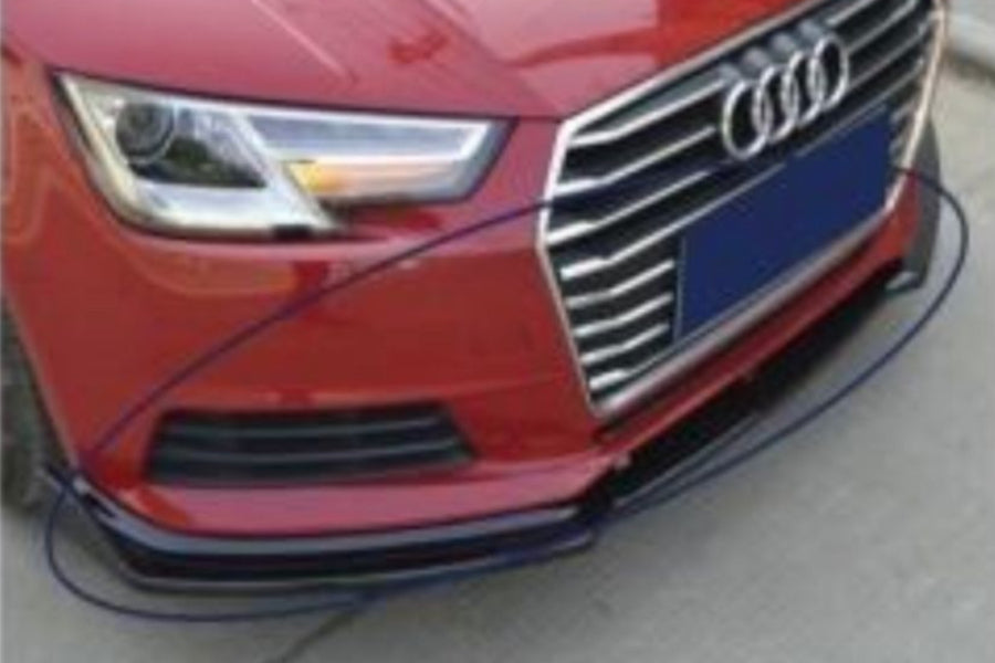 ✨✨SPLITTER NERO LUCIDO ADATTO PER Audi A4 B9 2015+ Sedan avant ✨✨