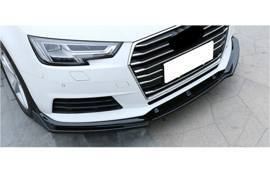 ✨✨SPLITTER NERO LUCIDO ADATTO PER Audi A4 B9 2015+ Sedan avant ✨✨
