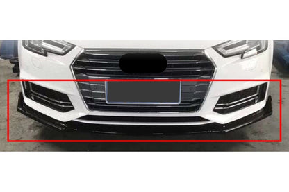✨✨BLACK GLOSSY UNDER BUMPER SUITABLE FOR Audi A4 B9 2015+ Sedan front ✨✨ 