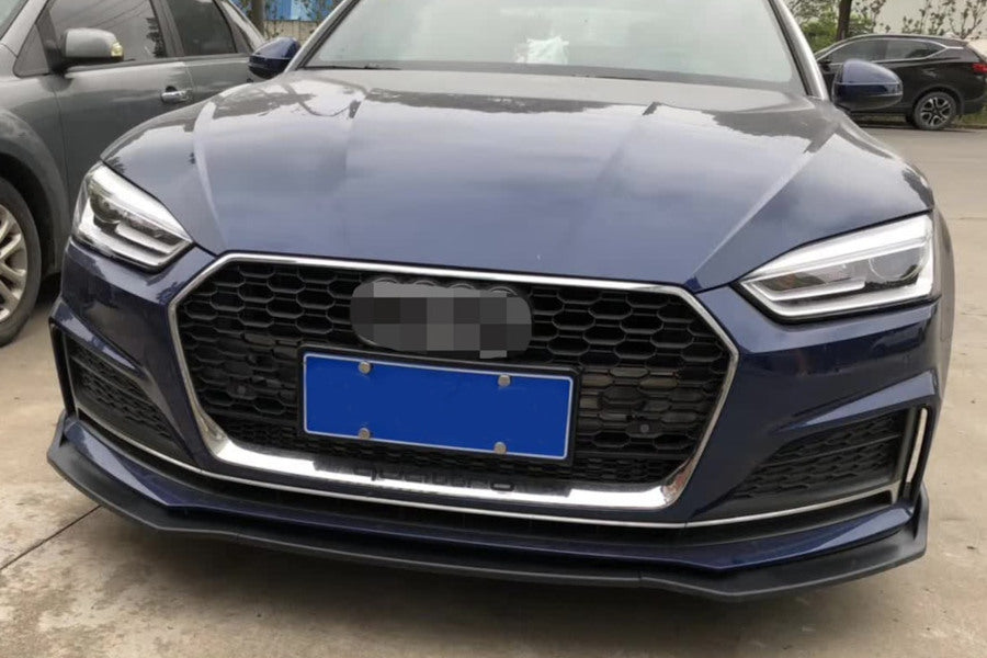 GLOSSY BLACK SPLITTER SUITABLE FOR ✨Audi A5 F5 2016-2019 Sportback Coupe Cabrio ✨